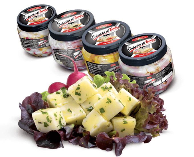 Cubotti di Toma Sott'olio