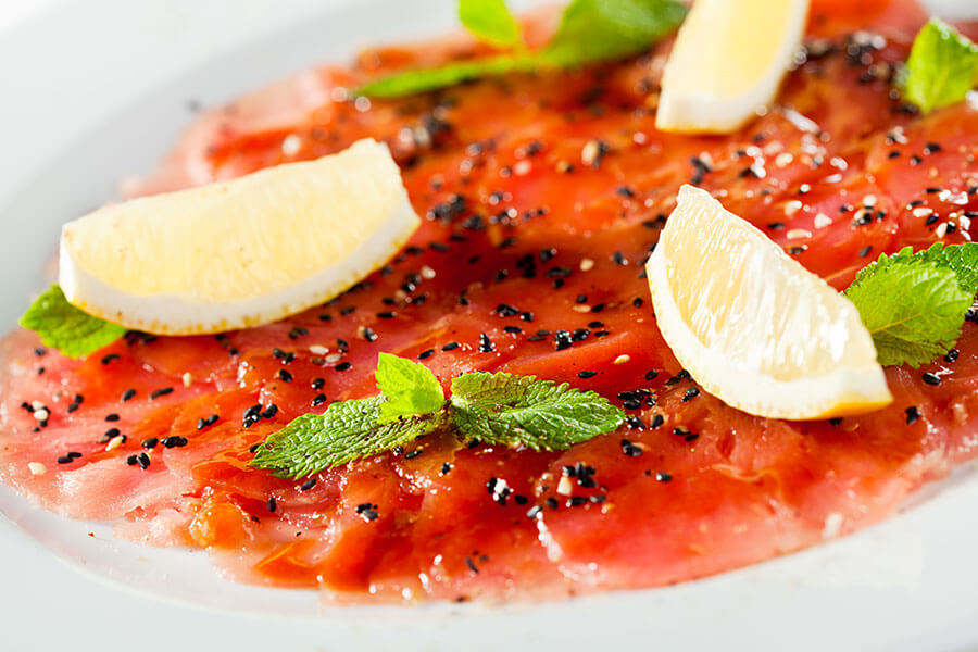 Carpaccio di Tonno e Primosale