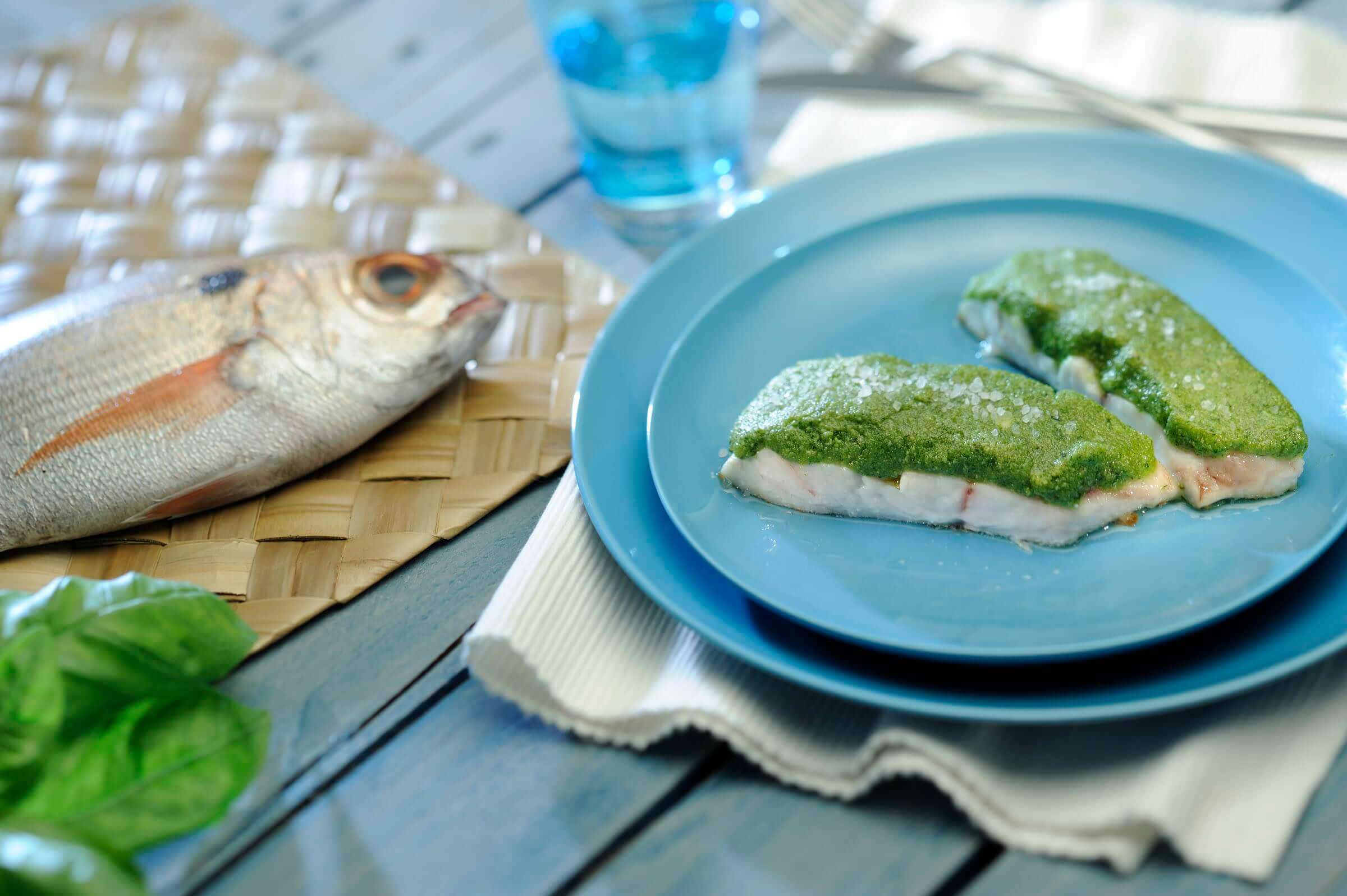 Branzino in Crosta di Toma	