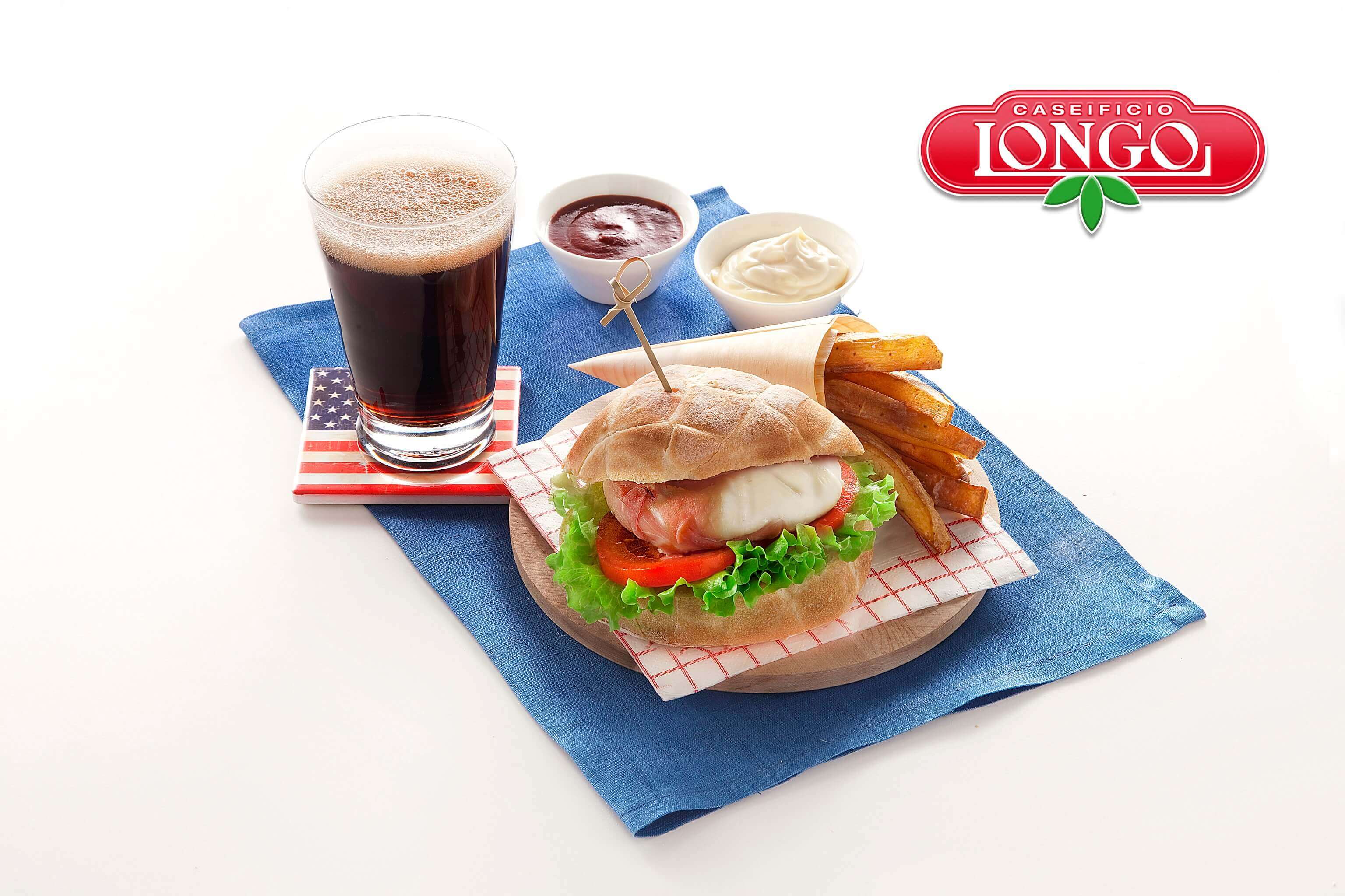 Burger made with Tomino del Boscaiolo® allo Speck