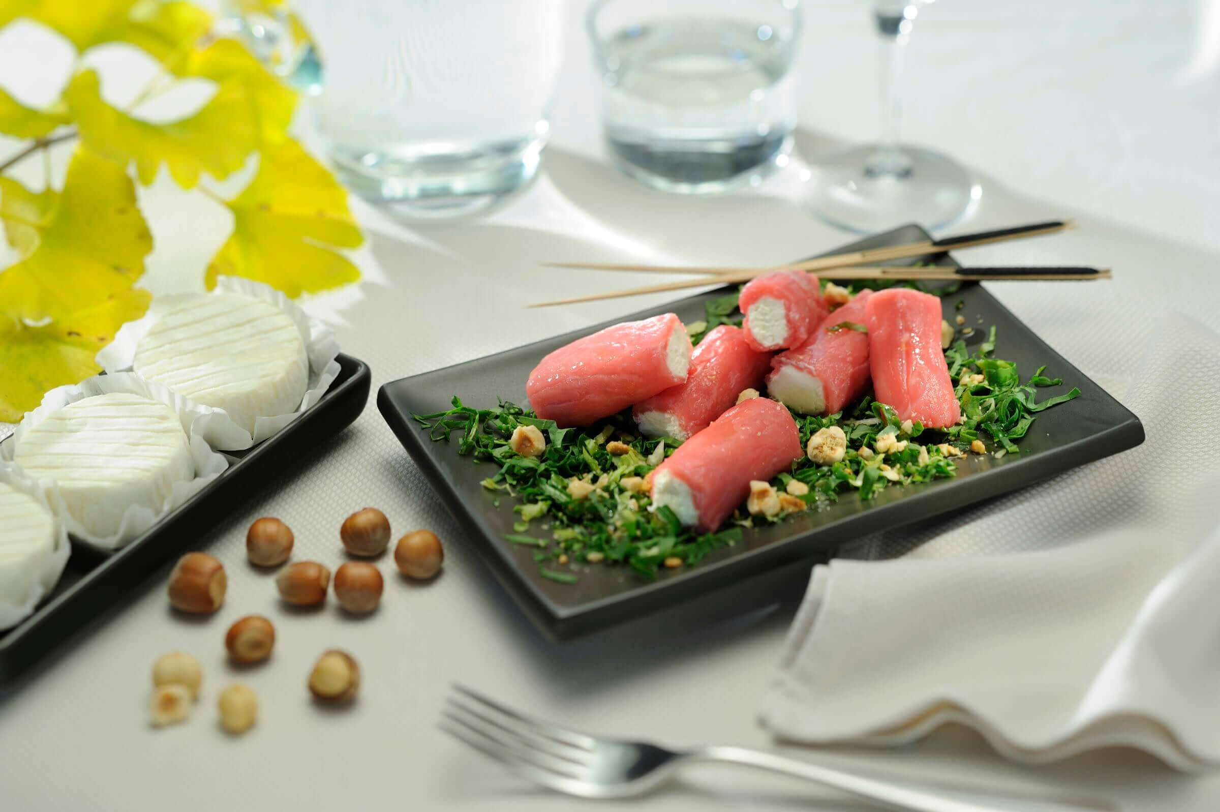 Carpaccio di Carne e Rustino	