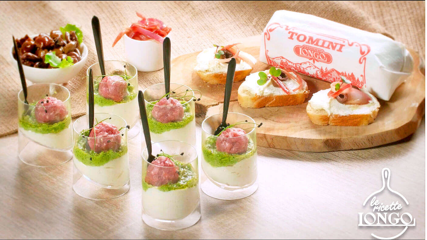 Finger Food con Tomino a Rotolo