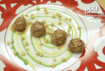 Piedmontese Fassona toma meatballs